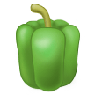 How emoji bell pepper displayed on Samsung