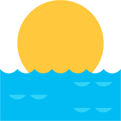 How emoji sunrise displayed on Skype