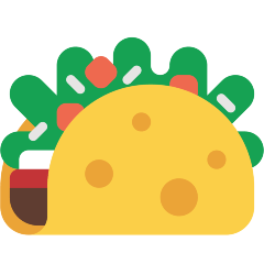 How emoji taco displayed on Skype