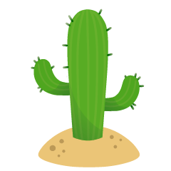 How emoji cactus displayed on Skype