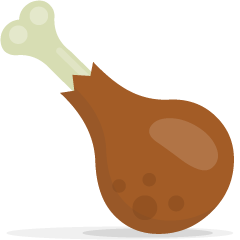 How emoji poultry leg displayed on Skype