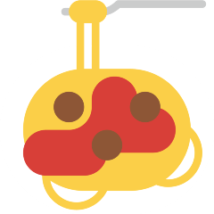 How emoji spaghetti displayed on Skype