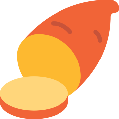 How emoji roasted sweet potato displayed on Skype