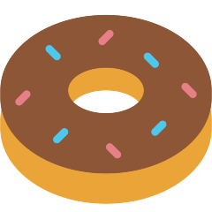 How emoji doughnut displayed on Skype