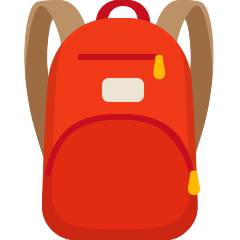 How emoji backpack displayed on Skype