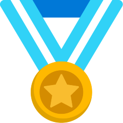 How emoji sports medal displayed on Skype