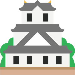 How emoji Japanese castle displayed on Skype