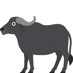 How emoji water buffalo displayed on Skype