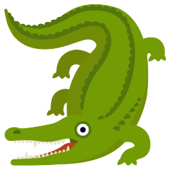 How emoji crocodile displayed on Skype