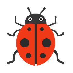 How emoji lady beetle displayed on Skype