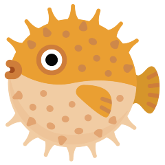 How emoji blowfish displayed on Skype