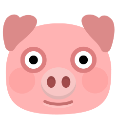 How emoji pig face displayed on Skype