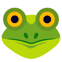 How emoji frog displayed on Skype