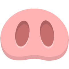 How emoji pig nose displayed on Skype