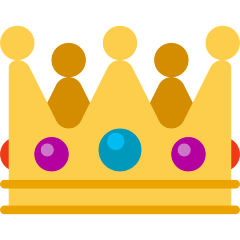 How emoji crown displayed on Skype