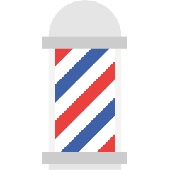 How emoji barber pole displayed on Skype