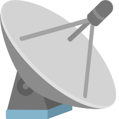 How emoji satellite antenna displayed on Skype