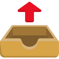 How emoji outbox tray displayed on Skype