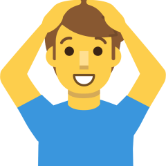 How emoji man gesturing OK displayed on Skype