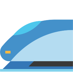 How emoji high-speed train displayed on Skype