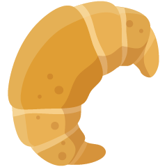 How emoji croissant displayed on Skype