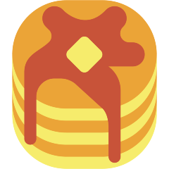 How emoji pancakes displayed on Skype