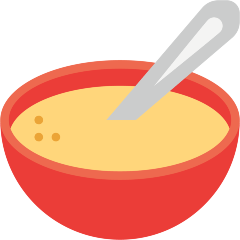 How emoji bowl with spoon displayed on Skype