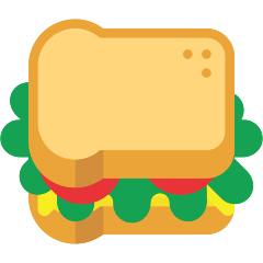 How emoji sandwich displayed on Skype