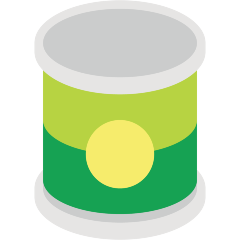 How emoji canned food displayed on Skype