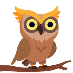 How emoji owl displayed on Skype