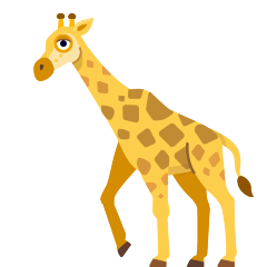 How emoji giraffe displayed on Skype