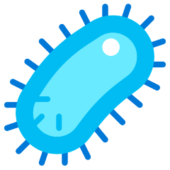 How emoji microbe displayed on Skype