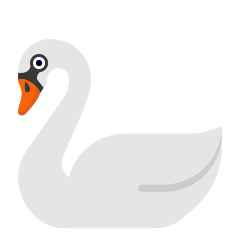 How emoji swan displayed on Skype