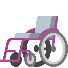 How emoji manual wheelchair displayed on Skype