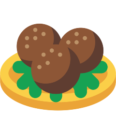 How emoji falafel displayed on Skype