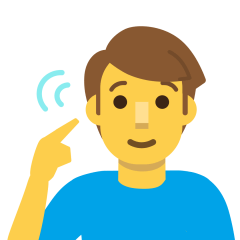 How emoji deaf man displayed on Skype