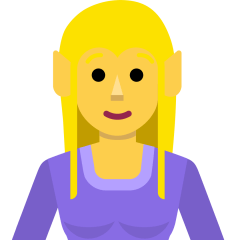 How emoji woman elf displayed on Skype