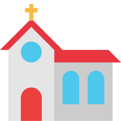 How emoji church displayed on Skype