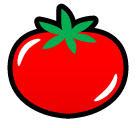 How emoji tomato displayed on Softbank