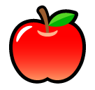 How emoji red apple displayed on Softbank