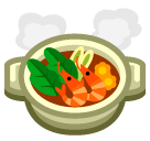 How emoji pot of food displayed on Softbank