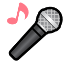 How emoji microphone displayed on Softbank