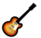 How emoji guitar displayed on Softbank