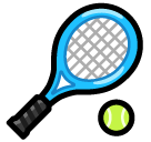 How emoji tennis displayed on Softbank