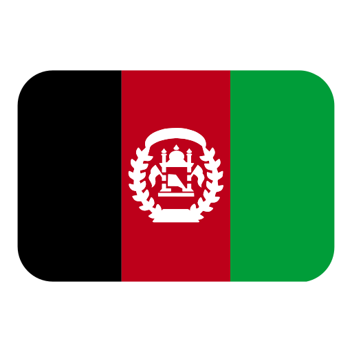 How emoji flag: Afghanistan displayed on Toss Face