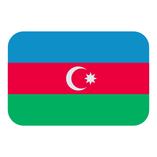 How emoji flag: Azerbaijan displayed on Toss Face