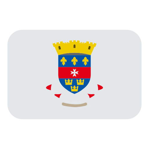 How emoji flag: St. Barthélemy displayed on Toss Face