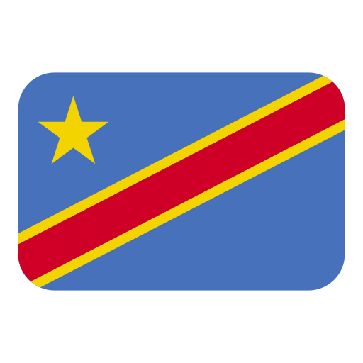 How emoji flag: Congo - Kinshasa displayed on Toss Face