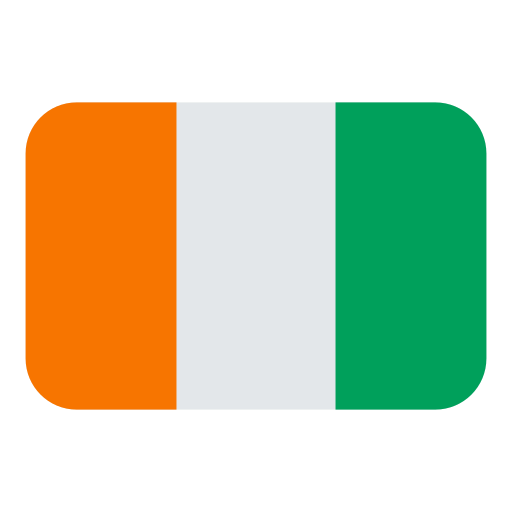 How emoji flag: Côte d’Ivoire displayed on Toss Face