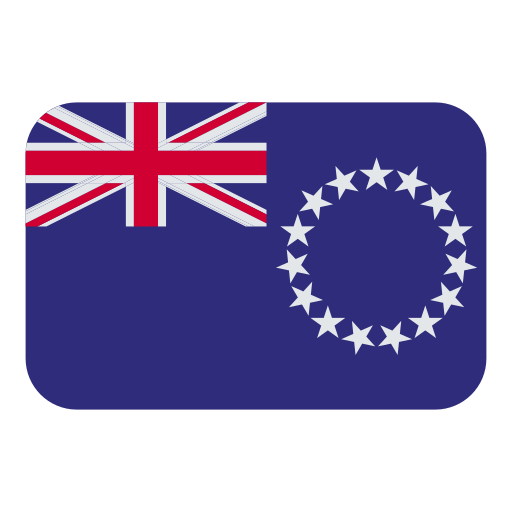 How emoji flag: Cook Islands displayed on Toss Face